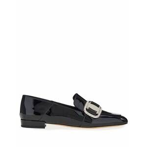 NEW SALVATORE FERRAGAMO women's vara chain loafers in black